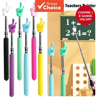 Guia De Leitura De Dedo Ferramentas De Ensino Pré-Escolar Varas Retráteis Brinquedos De Aprendizagem Educacional Para Cr Guia De Leitura De Dedo Ferramentas De Ensino Pré-Escolar Varas Retráteis Brinquedos De Aprendizagem Educacional Para Cr