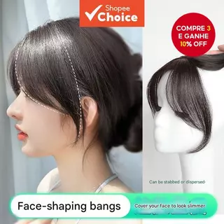 Franja De Parte Intermediária Para Topper De Cabelo Aprimoramento De Volume Feminino em Oferta na Shopee