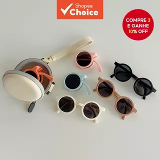 Óculos De Sol Para Bebês Com Proteção UV400 , Infantis Fofos Viagens Na Praia E Brincadeiras Ao Ar Livre em Oferta na Shopee