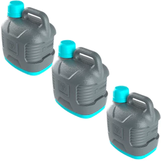 Kit Camping 3 Garrafão Garrafa Térmica 5 Litros SuperTermo Termolar Cor Cinza Plus em Oferta na Shopee