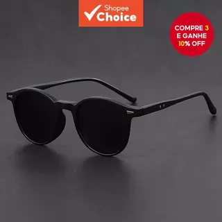 Óculos Masculinos Leves De Armação Redonda , Preto , Marrom , Tartaruga , Estilo Vintage , Moda Diária , Presente Perfei em Oferta na Shopee