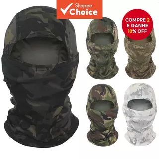 Balaclava Máscara Facial Bandana Capuz Headwear Para Ciclismo Esqui Caça em Oferta na Shopee