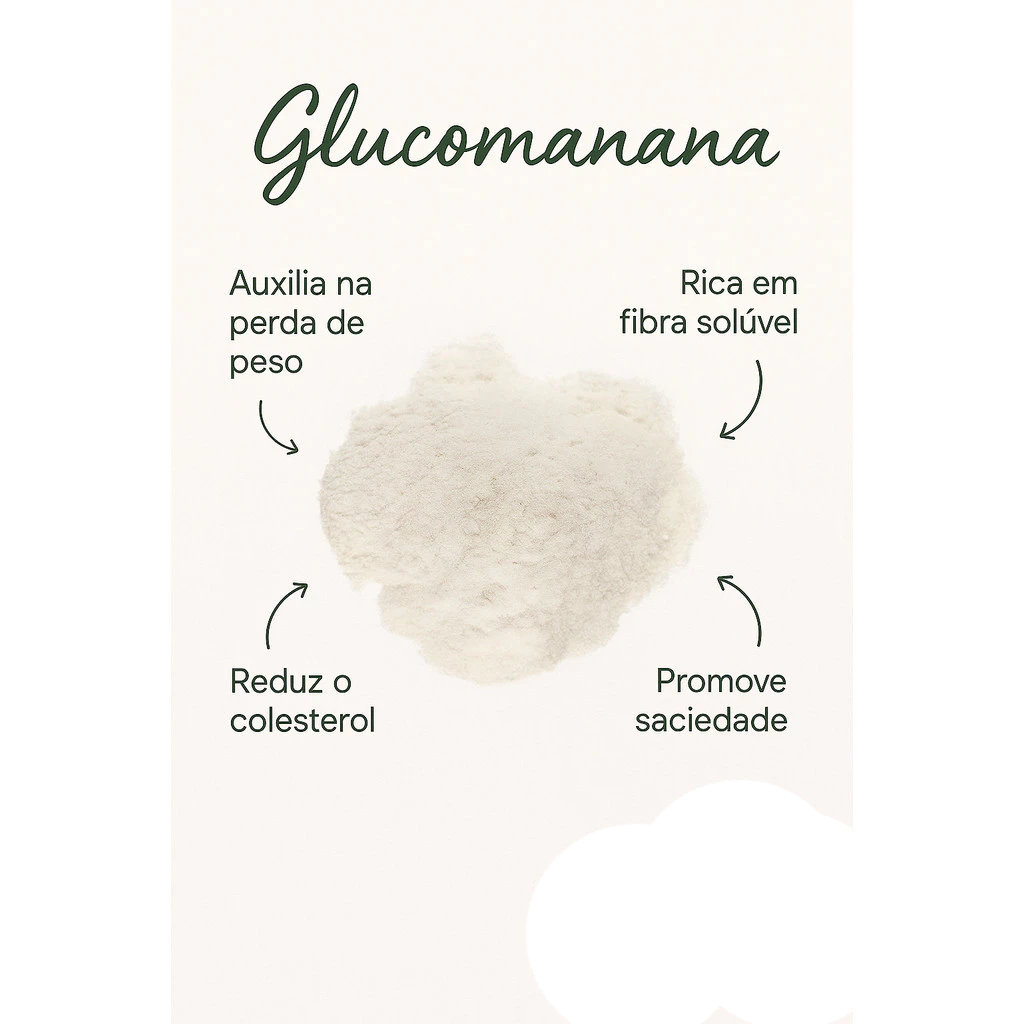 Glucomannan em Pó 100% Puro: Seu Aliado Natural para Bem-Estar e Controle de Peso