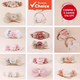 2 Peças De Tiaras De Princesa Para Meninas – Elegantes Faixas De Cabelo Florais De Borboleta Fofas Bebês E Crianças Pequ em Oferta na Shopee