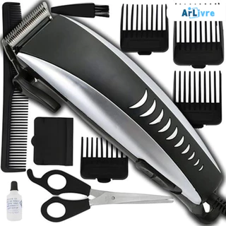 Corte de cabelo barbear aparador profissional barba rosto 9 peças elétrico 110V