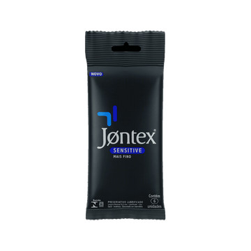 Preservativo sensitive Jontex 6 unidades | Shopee Brasil