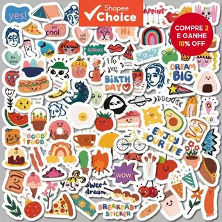 999pcs Adesivos Engraçados Scribble para Garrafas de Água Washi Scrapbooking Suprimentos Escolares Papelaria em Oferta na Shopee