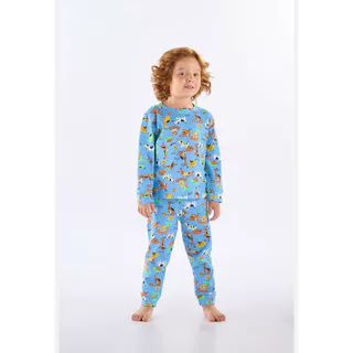 Pijama Longo Infantil Unissex Suedine Up Baby em Oferta na Shopee