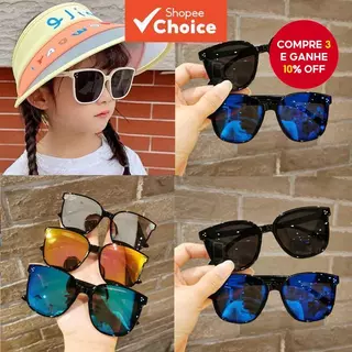 Óculos De Sol Para Crianças Personalidade Bebês Meninos E Meninas Anti-UV Estilo Trendy em Oferta na Shopee
