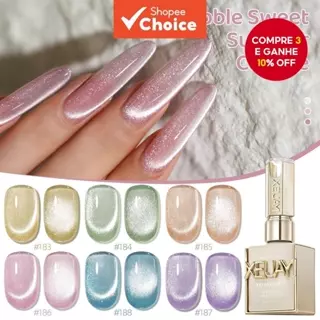 Tendências De Unhas Olho De Gato 2025: Gel Magnético Holográfico, 6pcs De 15ml, Ideal Para Salões E Arte De unhas em Oferta na Shopee