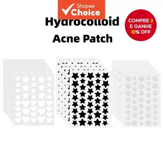 36/40 Pcs Adesivos Para Acne, Patches Hidrocolóides Para Cobertura De Espinhas E Manchas, Pele Limpa em Oferta na Shopee