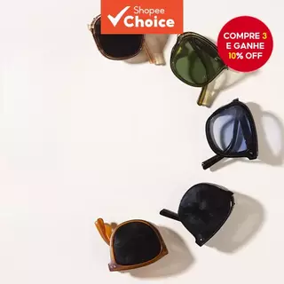 Óculos de Sol Dobráveis com Proteção UV Unissex Moda de Rua Óculos Portáteis em Oferta na Shopee