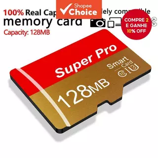 Cartão SUPER PRO Mini SD 128 Mb-De Memória Flash Micro TF em Oferta na Shopee