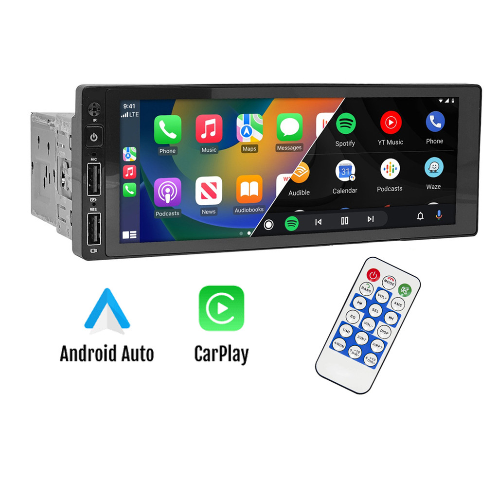 Central Multimídia 1 Din Mp5 Android Auto Car Play Bluetooth E-tech ...