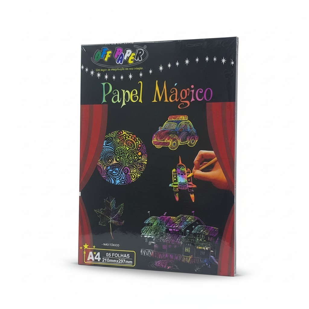Papel Mágico A4 Com Bastão Off Paper | Shopee Brasil