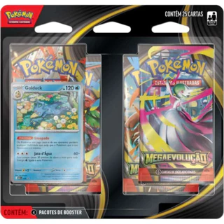 Cartas Pokémon Mega Evolução Golduck COM 25 Cards - Copag em Oferta na Shopee