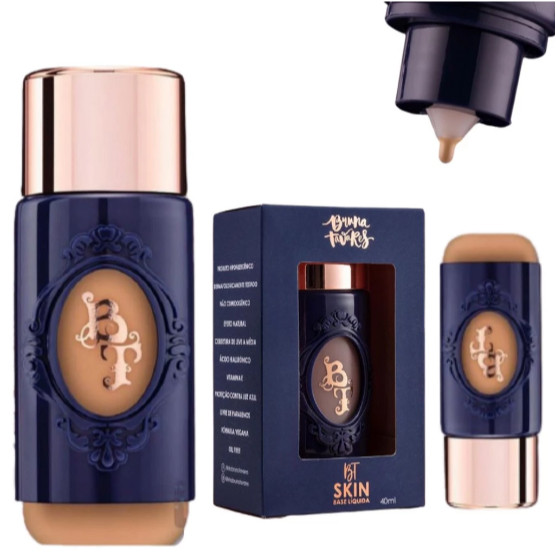 Bruna Tavares BT Skin Base Líquida Com Acabamento Aveludado 40ml