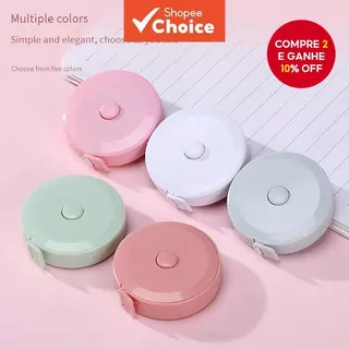 Fita Métrica Fofa Portátil-Mini Régua Macia Para Medir Tamanhos De Cintura E Roupas em Oferta na Shopee