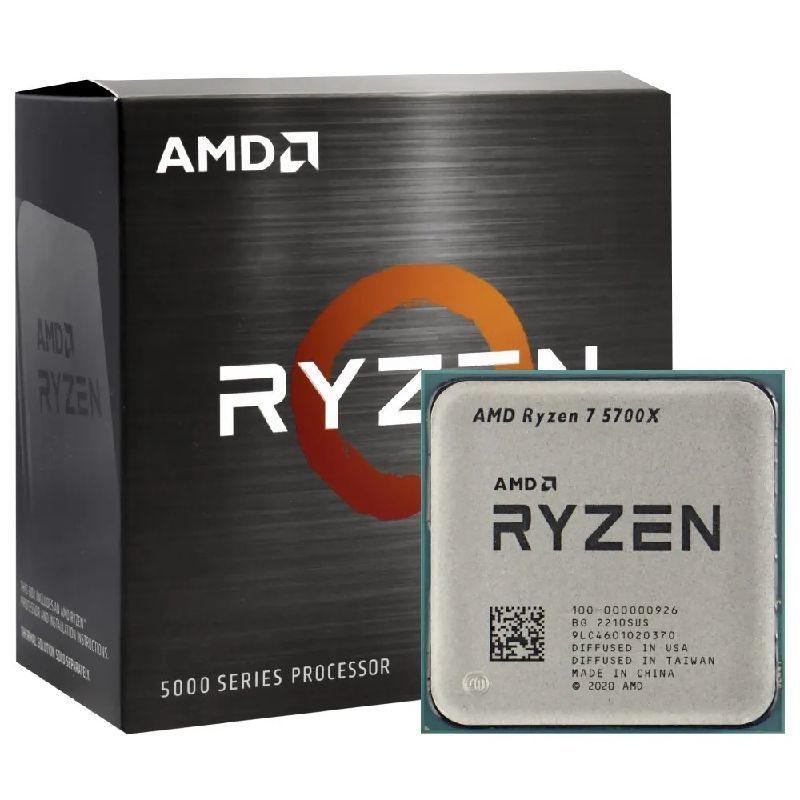 Processador Amd Ryzen 7 5700X 3.4Ghz (4.6Ghz) 36Mb Cache Am4 Sem