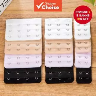 Alças Extensoras De Sutiã Preto E Pele Nas Costas 2/3/4 Ganchos 3 Fileiras Acessórios Sem Para Roupas Íntimas em Oferta na Shopee
