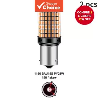 2 lâmpadas LED de sinalização de alto desempenho - Luz traseira de carro com 144 chips para visibilidade superior. em Oferta na Shopee