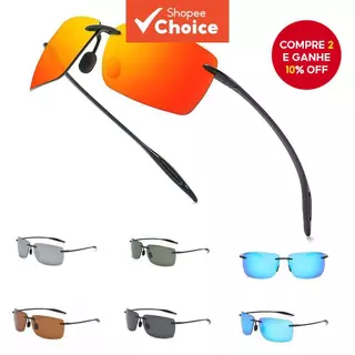 Óculos De Sol Polarizados Quadrados Retrô Masculinos – Armação Leve Com Proteção UV Para Dirigir/Ao Ar Livre/Urbano em Oferta na Shopee