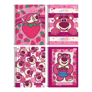Caderno Espiral Tilibra Universitário Lotso - Capa Dura 10 Matérias 160 Folhas - Embalagem com 4 Unidades (SORTIDO) em Oferta na Shopee