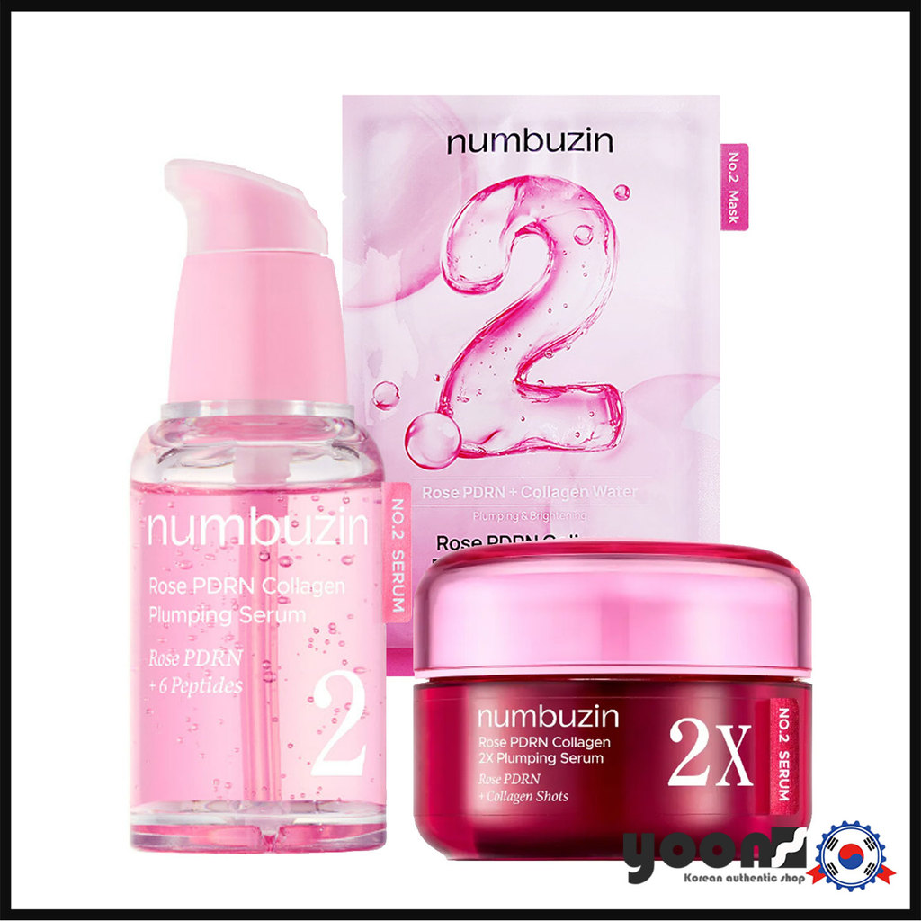 numbuzin] No. 2 Sérum Plumping Colágeno Rose PDRN 30ml / Sérum