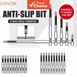 Conjunto De Bits De Chave De Fenda Magnética De 6 Unidades-Antiderrapantes Resistentes A Impactos Para Chaves Elétricas em Oferta na Shopee