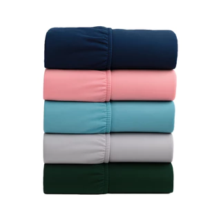 Kit 5 Lençol 400 Fios Avulso Com Elástico Cama Box Solteiro Casal Queen King Cores Sortidas