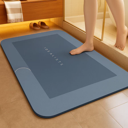 Tapete Banheiro Antiderrapante Absorvente de Secagem Rápida entregar Cor e Estampas sortidos