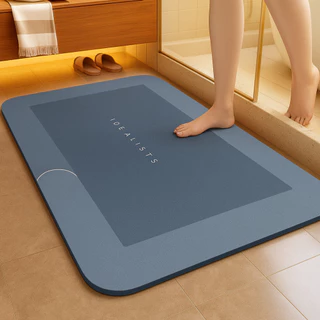 Tapete Banheiro Antiderrapante Absorvente de Secagem Rápida entregar Cor e Estampas sortidos