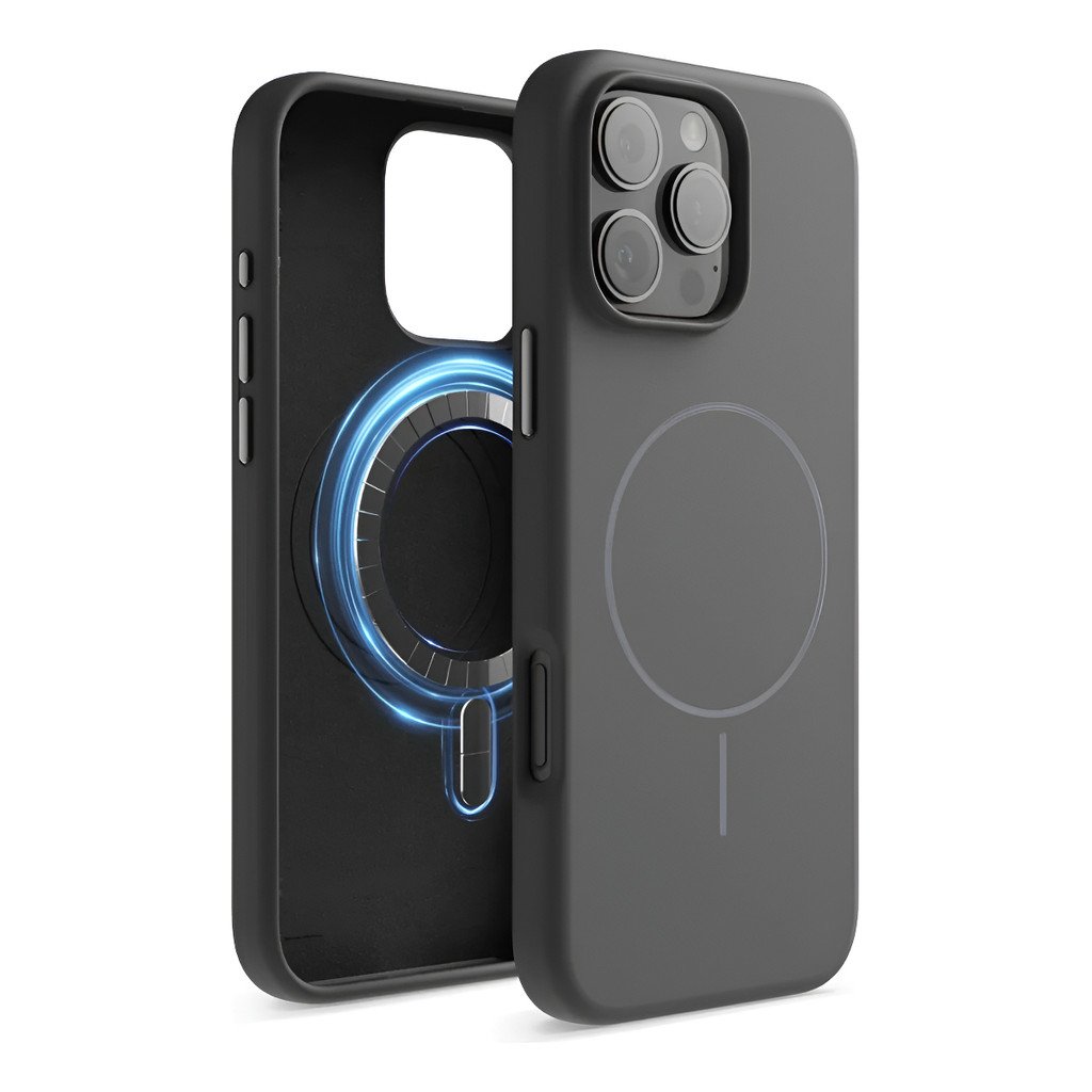 Capinha Silicone Spy Magsafe Iphone 11 12 13 14 15 16 Pro Max Premium Aveludado