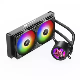 Water Cooler SuperFrame ISENGARD MAGIC, 240mm, Bomba Infinit, LCD Custom, Intel-AMD, SF-W240-MB