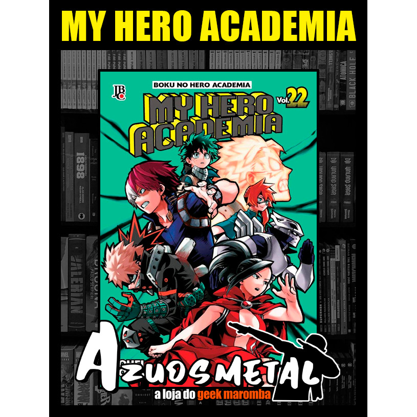 My Hero Academia: Boku no Hero - Vol. 22 [Mangá: JBC] | Shopee Brasil