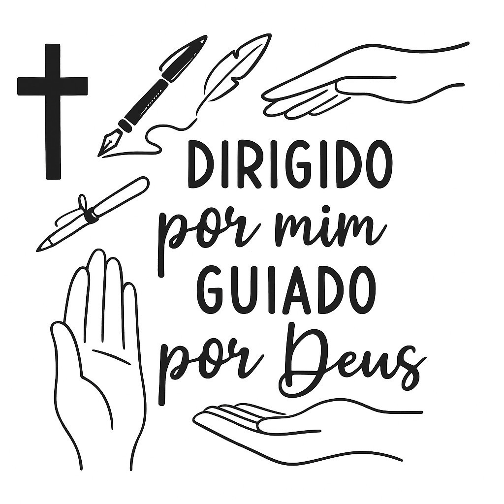 ADESIVO REDONDO 15 CM DIRIGIDO POR MIM GUIADO POR DEUS PARA CARRO MOTO ...