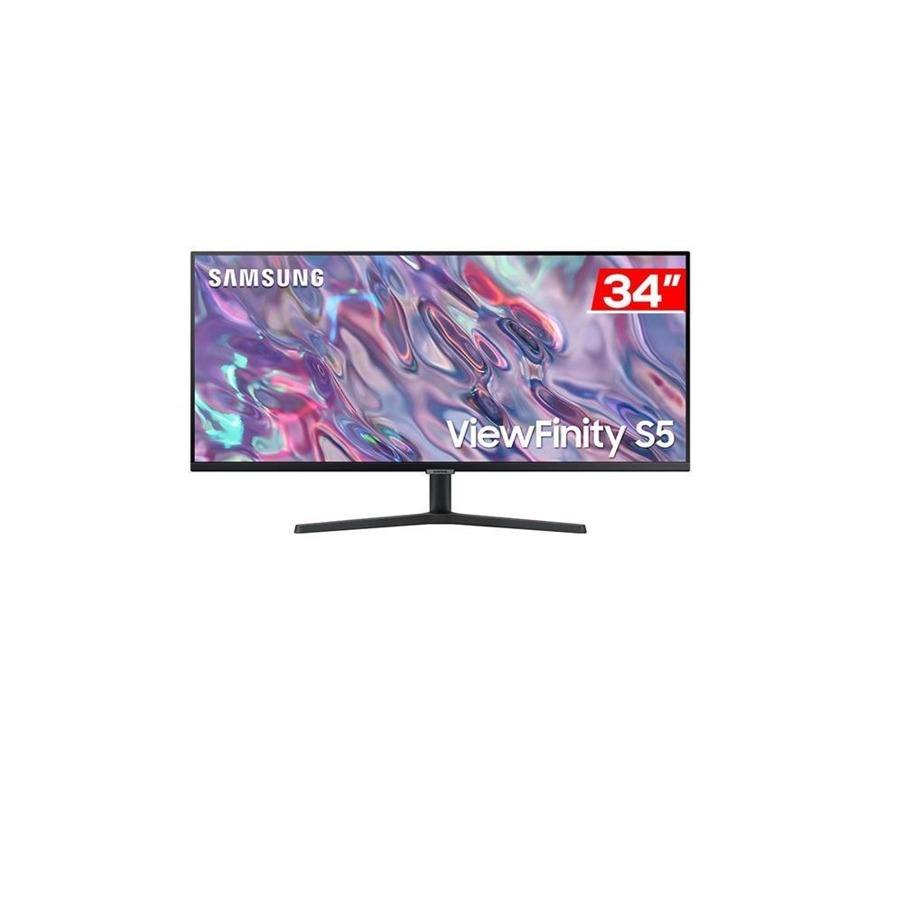 Monitor Samsung ViewFinity S5 34 UWQHD VA LS34C500GALMZD 100Hz 5(GTG) HDMI Headphone Display Port
