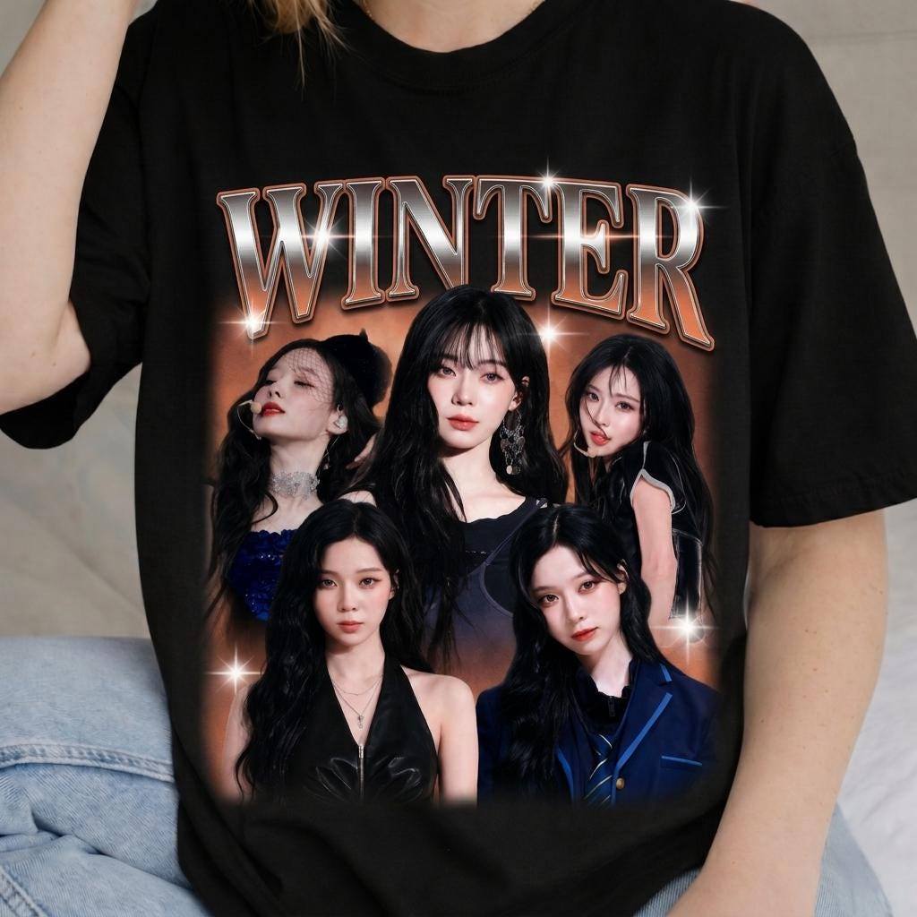 Camiseta Masculina Feminina Aespa Lemonade Lista de Faixas Desenho