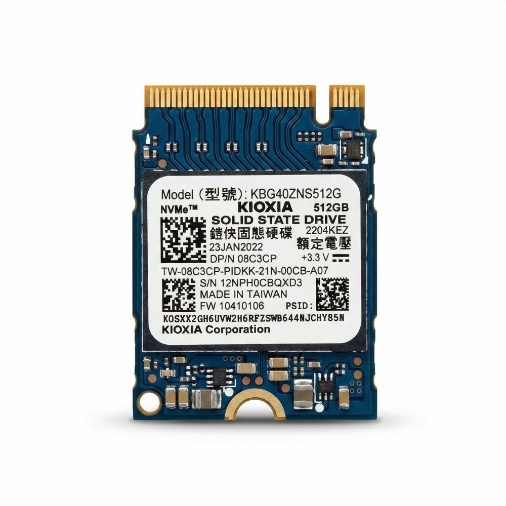 SSD NVMe M.2 2230 512GB Kioxia KBG40ZNS512G | Shopee Brasil