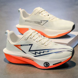 Novo Profissional Placa De Carbono Tênis Corrida Sapatos Moda Para Homem E Mulher 33-44
