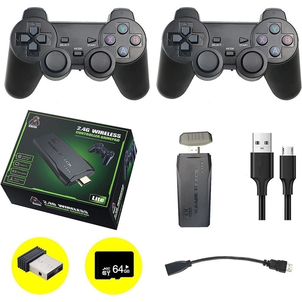 Nintendinho Video Game Retrô 620 Jogos Nostalgia 2 Controles Tipo