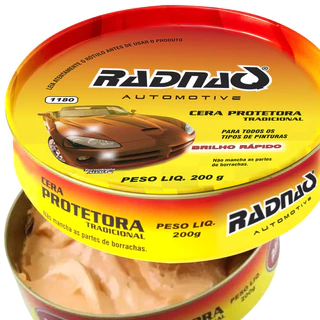 Cera Automotiva Protetora e Brilho Intenso 200 Gramas Radnaq-1180