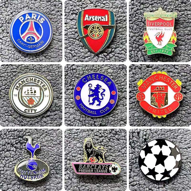 PSG Paris Broche de Metal Arsenal com emblema de lembrança da equipe ...