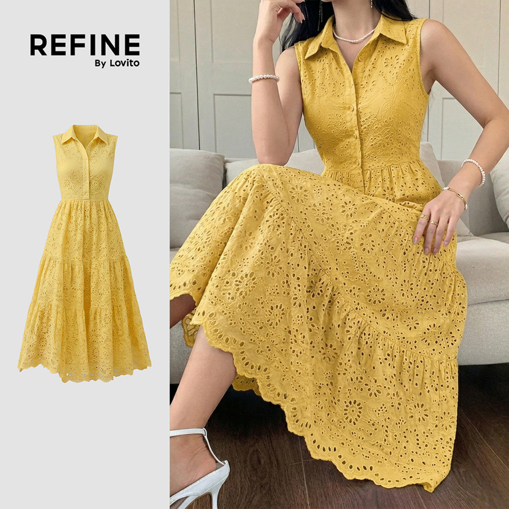 Lovito Boho Vestido de Estampa Floral de Um Ombro Só L12045 (Roxo