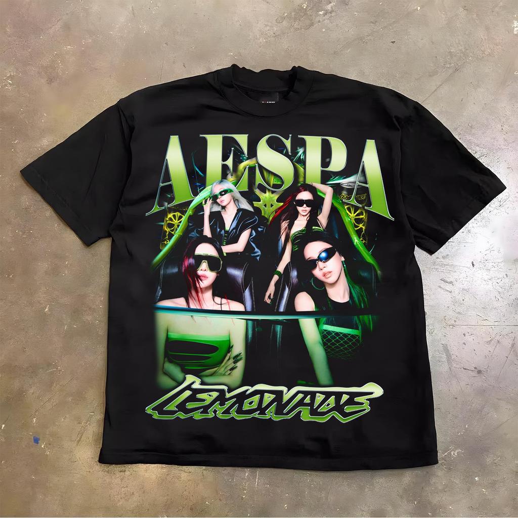 Camiseta Masculina Feminina Estampa aespa 