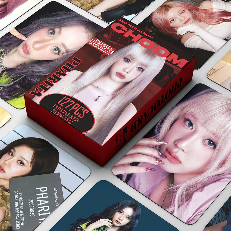 127 Pçs/Caixa BABYMONSTER PHARITA Photocard CHOOM Álbum LOMO