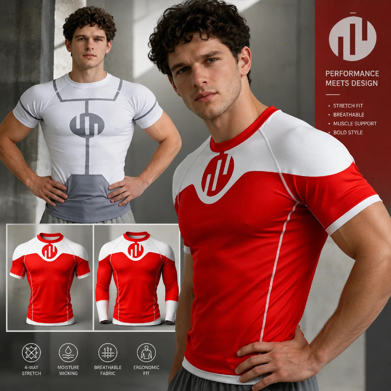 Invincible Viltrumite Cosplay Rash Guard Camisa De Compressão Das ...