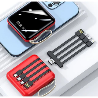 Power bank cabo incluso 5000/10000 mAh portátil lanterna