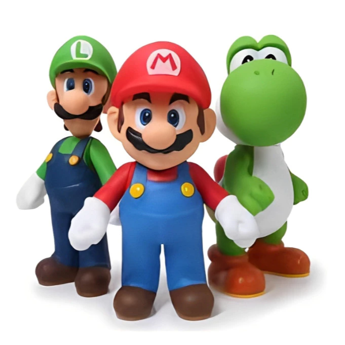 Personagens Super Mario — Mario, Luigi e Yoshi