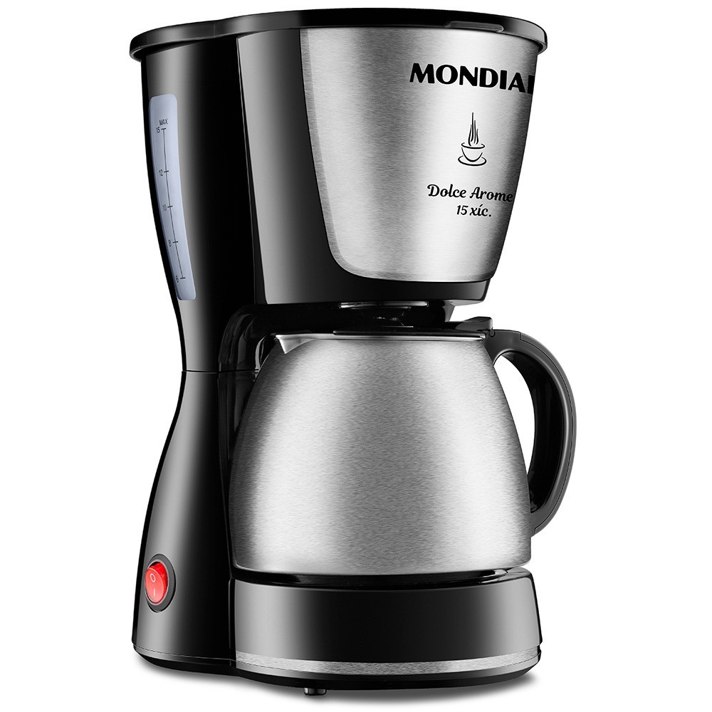 Cafeteira elétrica 550W jarra inox 15 xícaras Dolce Arome - 
